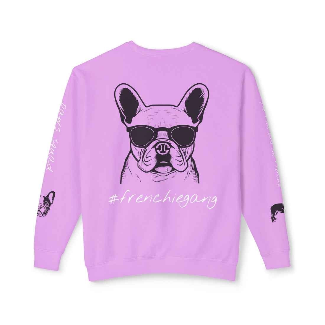 ISSA FRENCHIE LOVE Unisex Lightweight Crewneck Sweatshirt