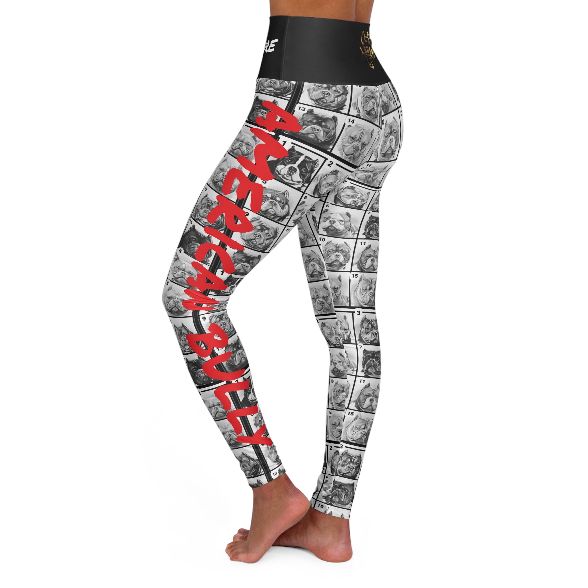 High Waisted Yoga Leggings (AOP)