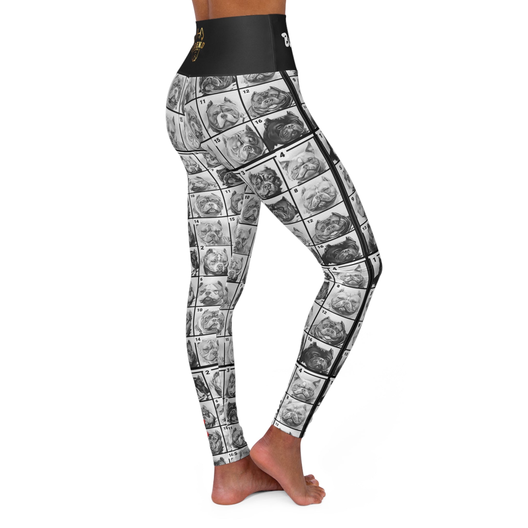 High Waisted Yoga Leggings (AOP)
