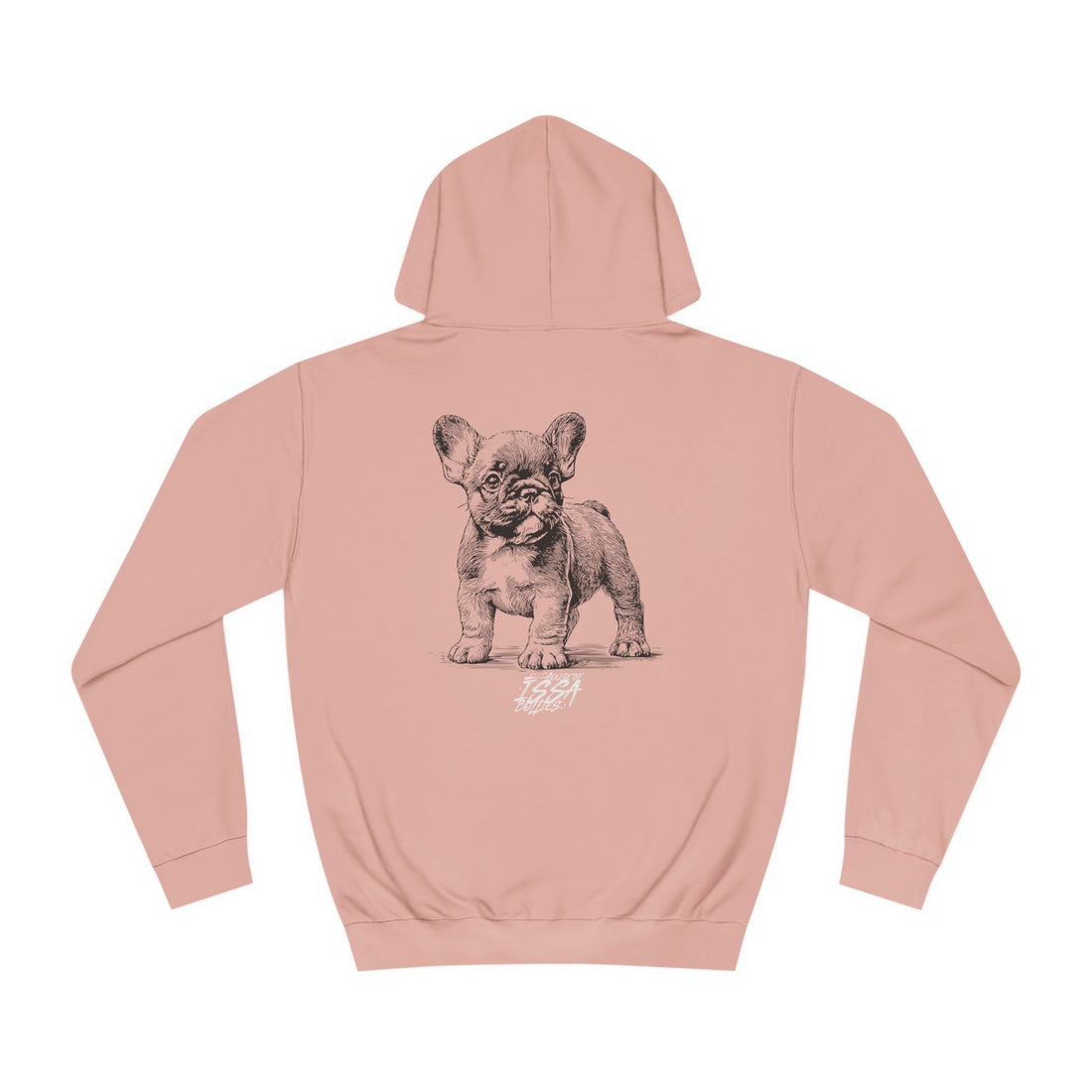 LOVE IS A FRENCHIE Unisex College Hoodie