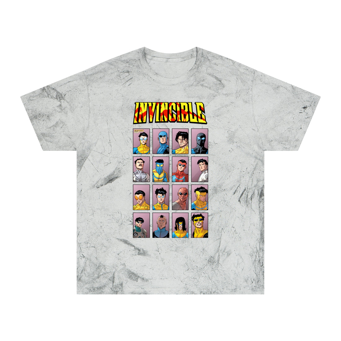 Colorful Invincible Unisex T-Shirt, Casual Graphic Tee, Superhero Apparel, Gift for Fans, Summer Style