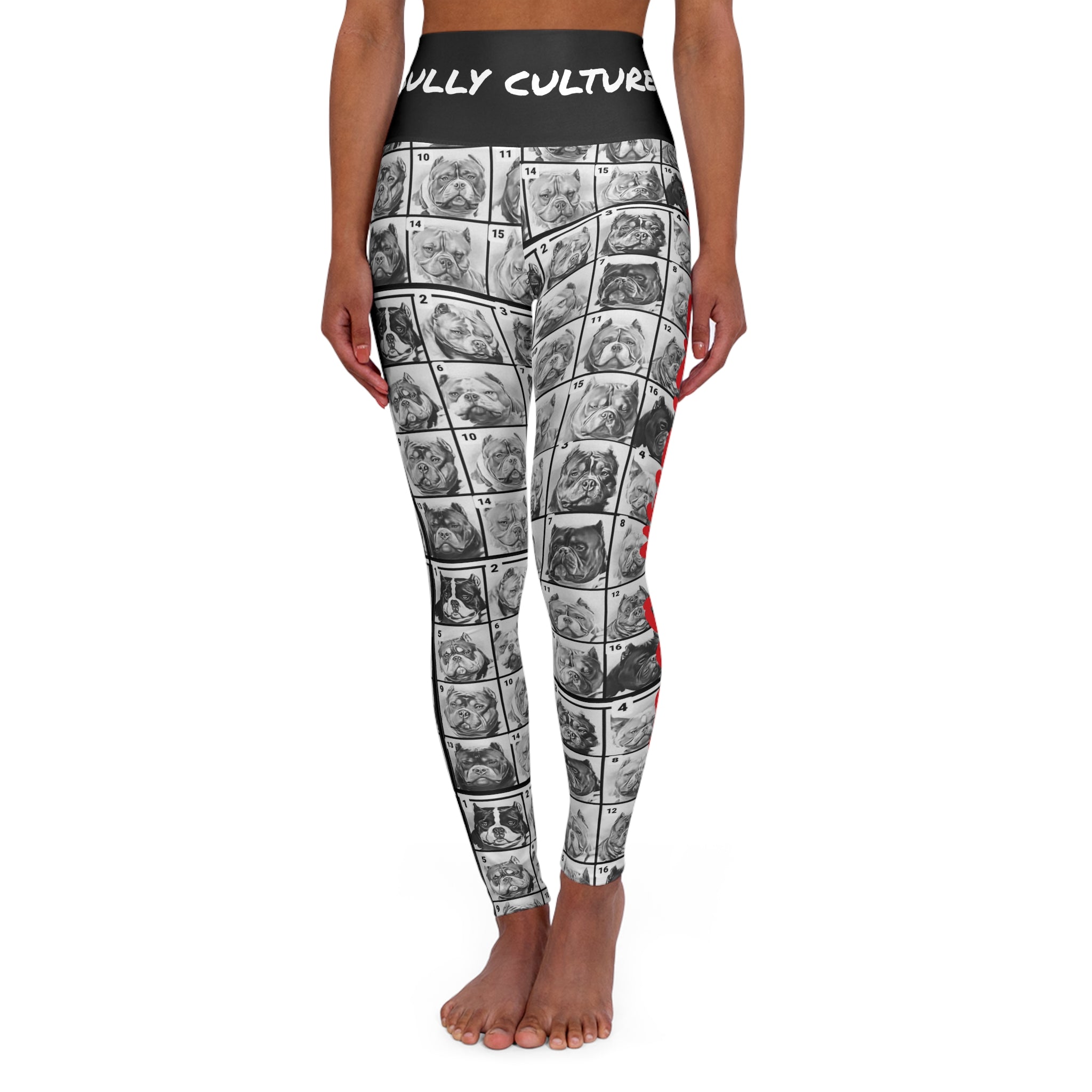 High Waisted Yoga Leggings (AOP)