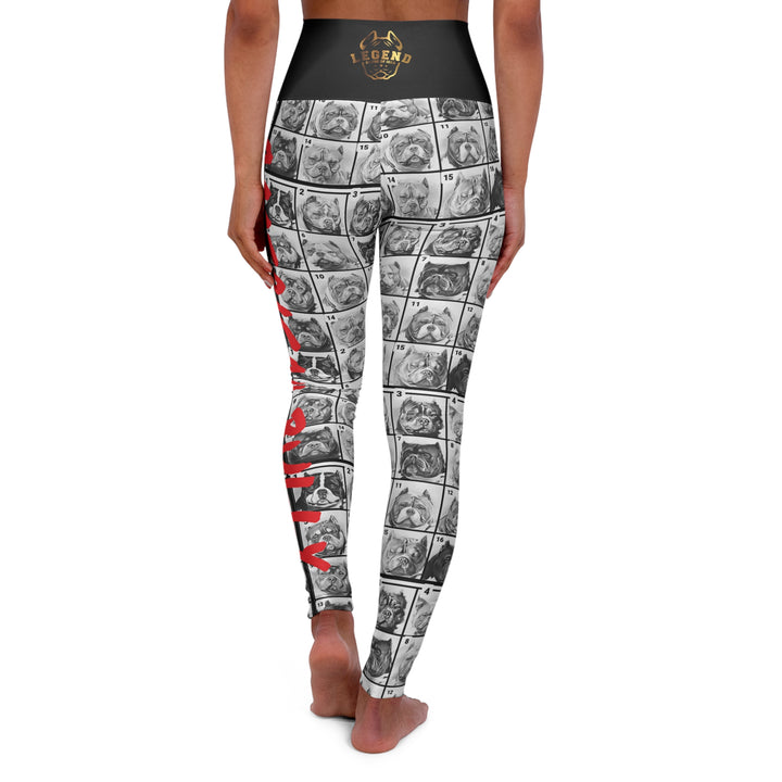 High Waisted Yoga Leggings (AOP)