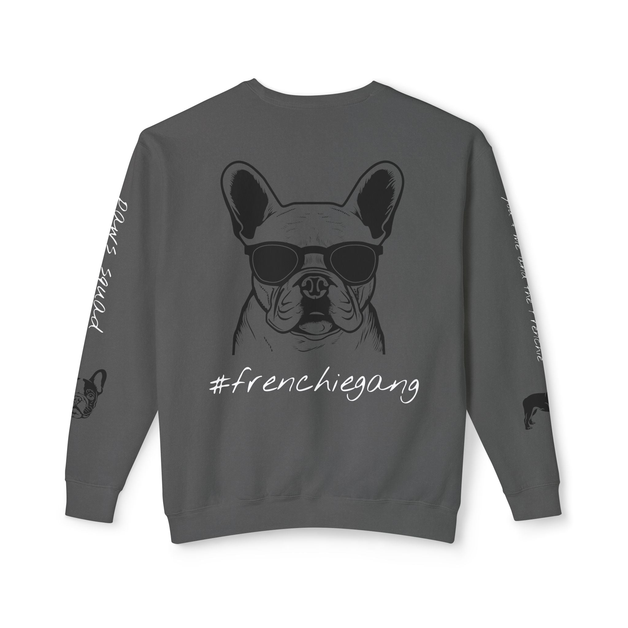 ISSA FRENCHIE LOVE Unisex Lightweight Crewneck Sweatshirt