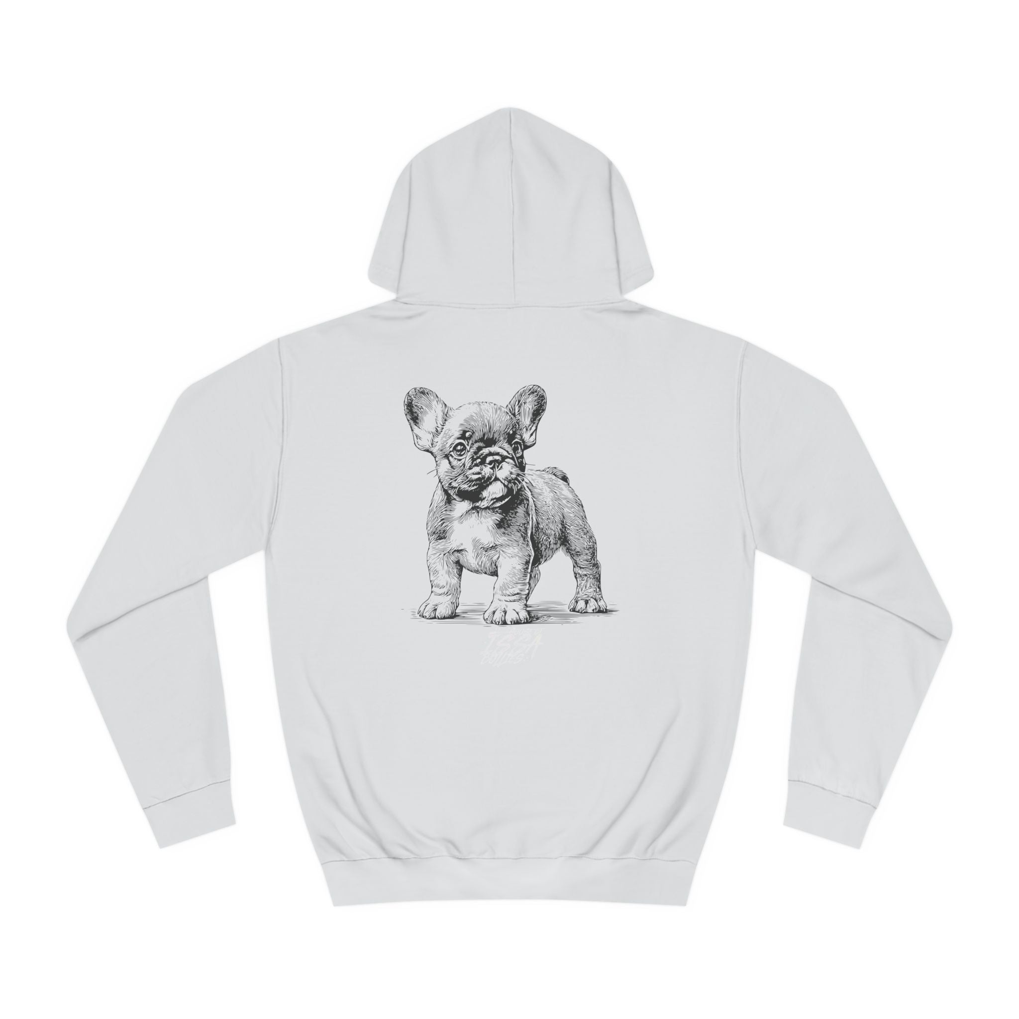 LOVE IS A FRENCHIE Unisex College Hoodie
