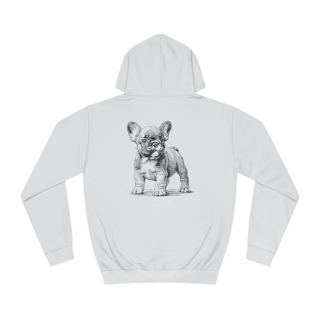 LOVE IS A FRENCHIE Unisex College Hoodie