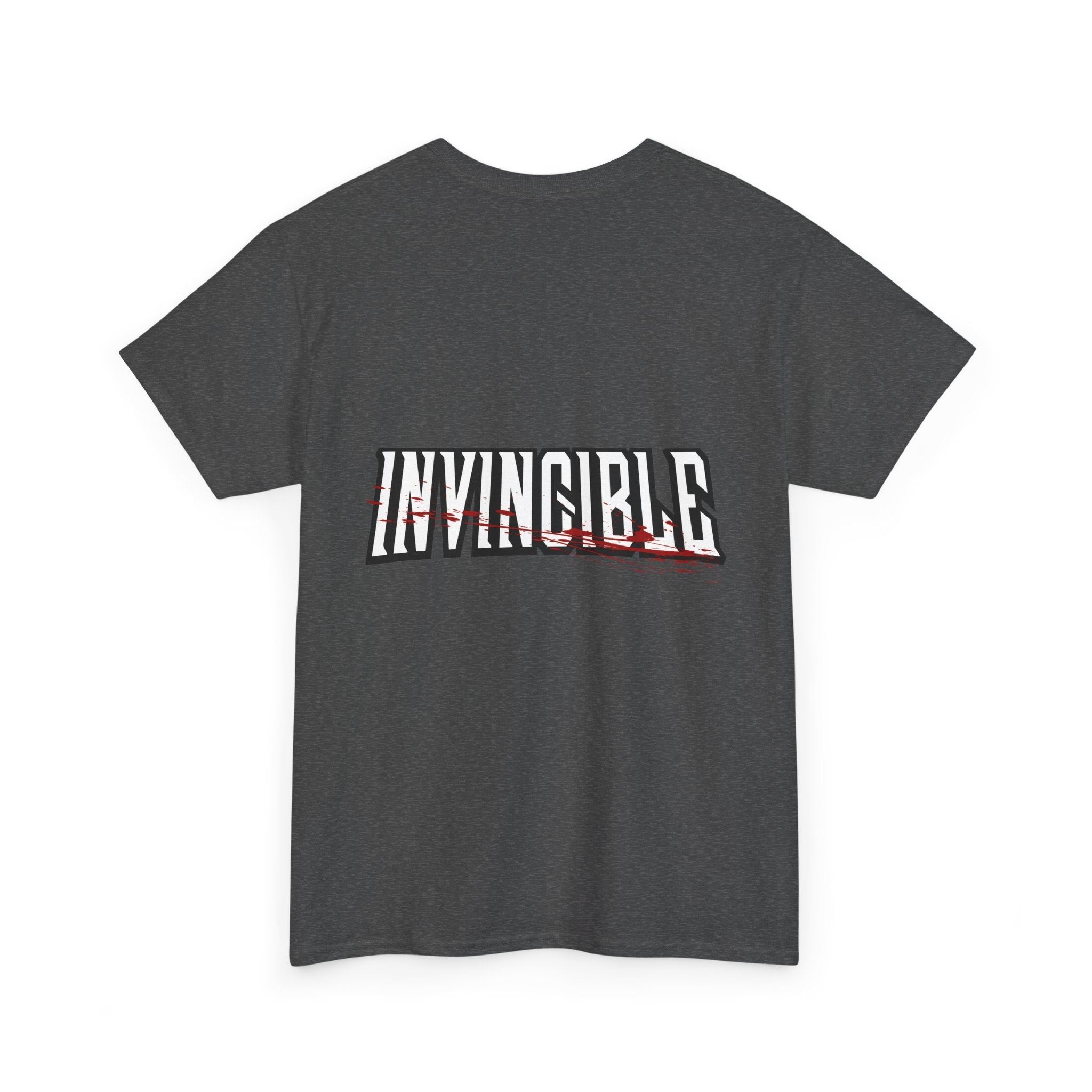 Unisex Heavy Cotton Tee - Invincible Graphic Tee, Superhero Shirt, Gift for Comics Fans, Casual Wear, Birthday, Holiday Apparel