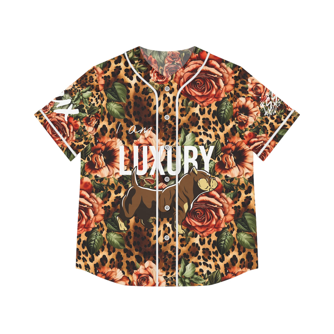 I AM LUX Women's Baseball Jersey (AOP)